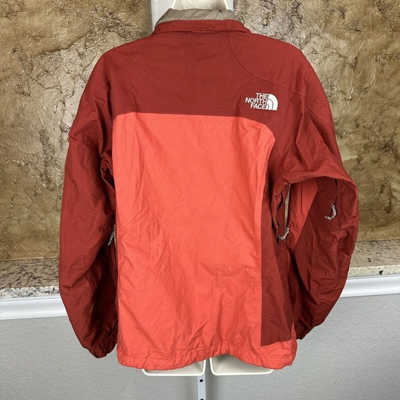 The North Face Hyvent Women's Jacket Large Burgundy Salmon Nylon Coat Medium - Picture 7 of 13